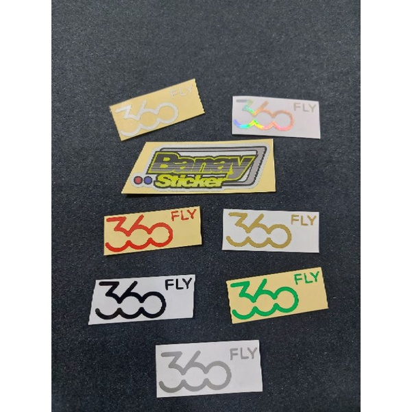 STICKER 360 FLY STICKER VISOR HELMET CUTTING HOLOGRAM VINYL REFLECTIVE ...