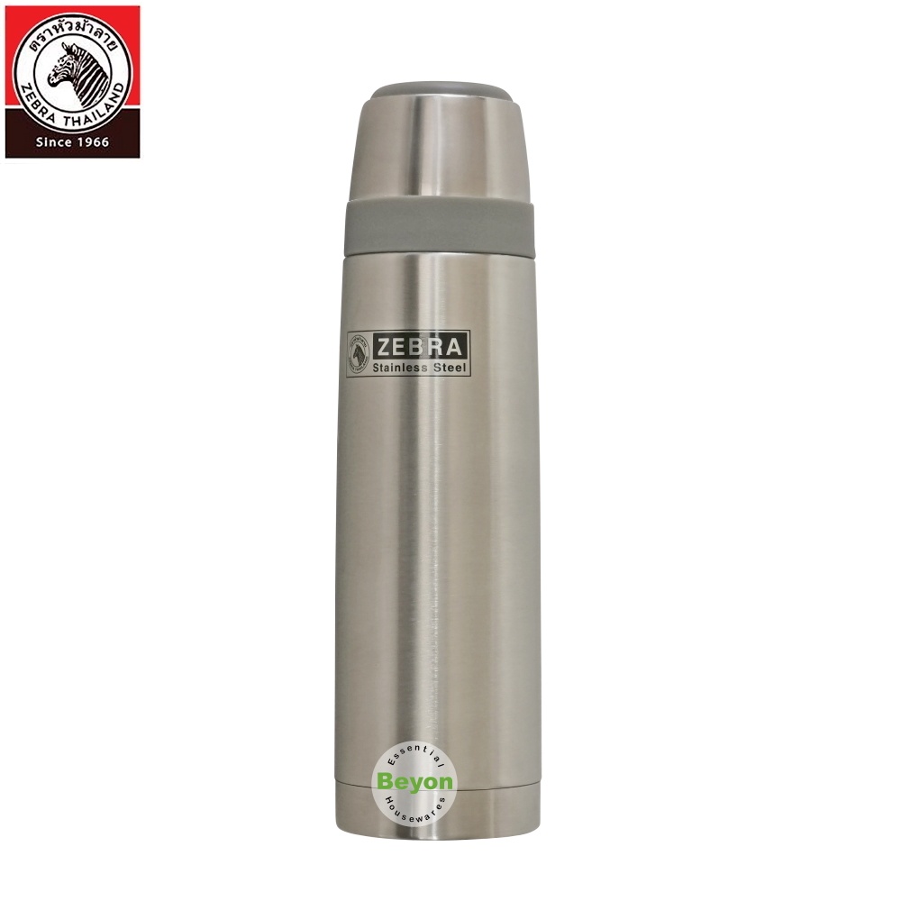 ZEBRA SUS 304 STAINLESS STEEL VACUUM FLASK PRIMA II 0.45, 0.8, 1 LITER Shopee Singapore