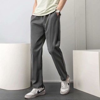 WSSBK Men Plus Size 5XL Summer Korean Style Casual Pants Mens