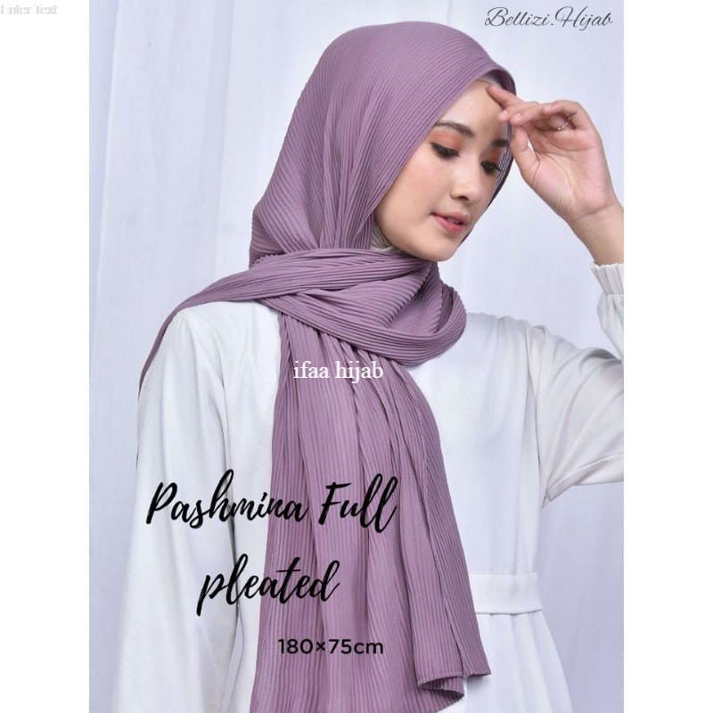 Jumbo PLEATED SHAWL DIAMOND CERUTY GOLD FULL PASHMINA PLISKET | Shopee  Singapore