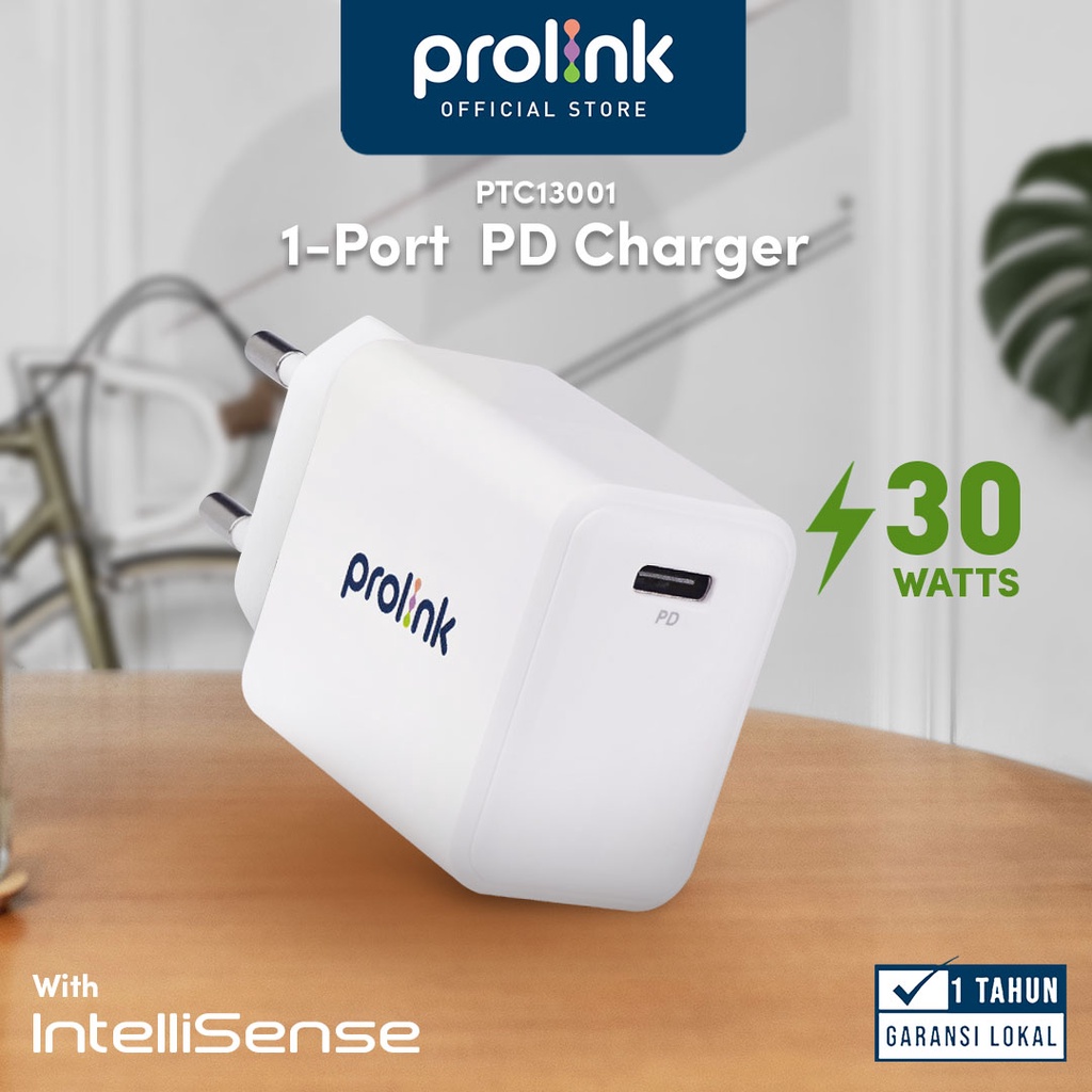 Prolink 3Prolink 30W PD Kepala Charger l Fast Quick Charger l iPhone Charger - Gambar 2