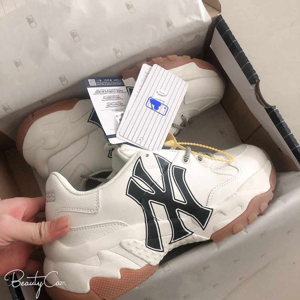 Originalincreased 6 cm korean mlb dad shoes 2020 ny yankees mlb