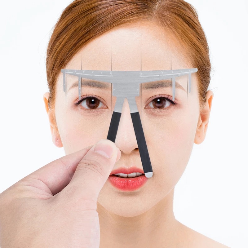 3D Reusable Eyebrow Shape Three-point Positioning Template/ Adjustable ...