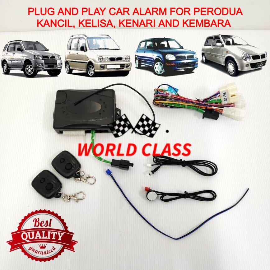 PERODUA KANCIL, KELISA, KENARI AND KEMBARA PLUG AND PLAY CAR ALARM ...