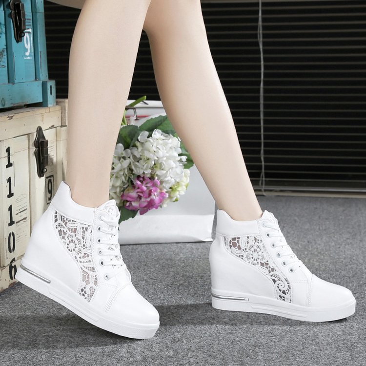 White lace up pumps on sale womens