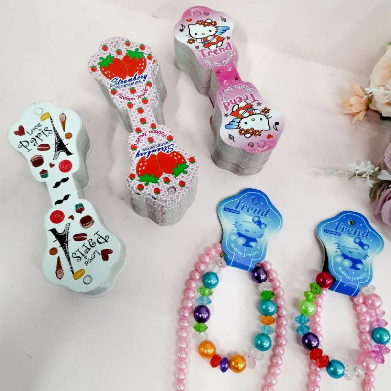 KAR KALUNG CARD GANTUNGAN KUNCI LABEL AKSESORIS HANGTAG GELANG KALUNG