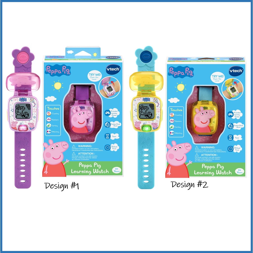 Vtech peppa pig learning watch hot sale