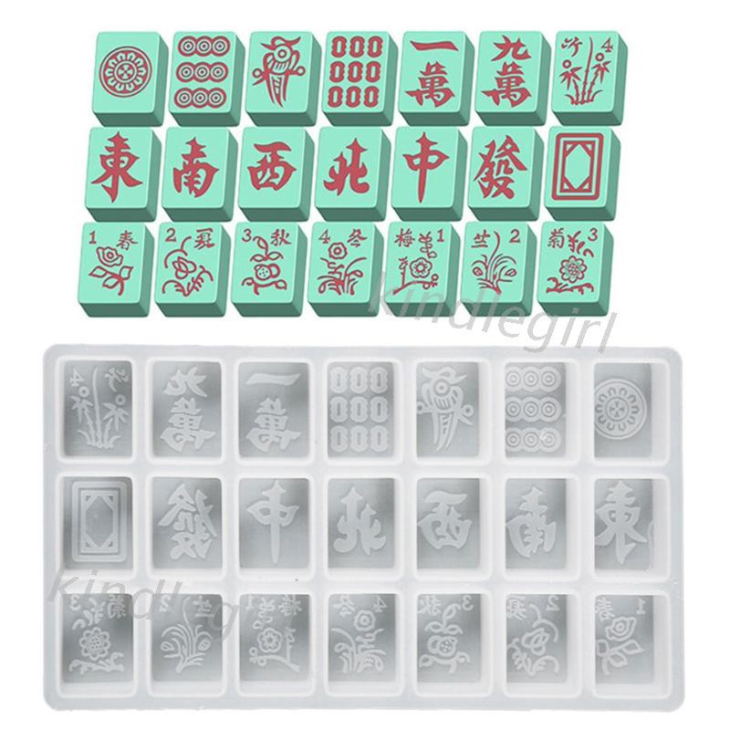 Mahjong Resin Molds-mahjong Tiles Silicone Mold-silicone 