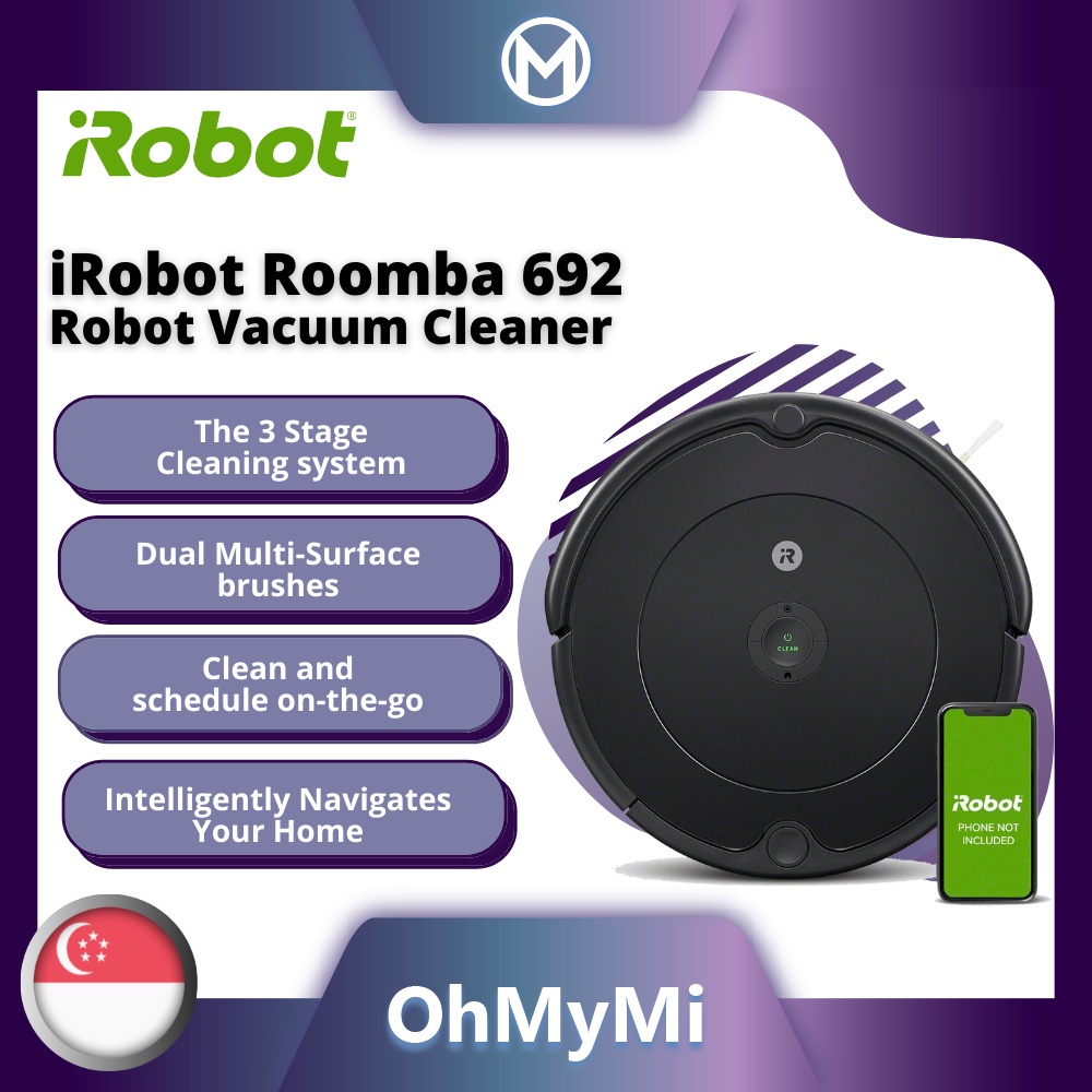 Global Version] iRobot Roomba 692 Robot Vacuum Cleaner
