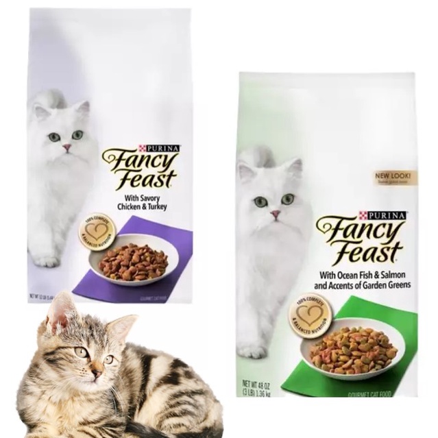 [Bundle of 2][SG SELLER] Fancy Feast Cat Dry Food Kibbles 1.36kg