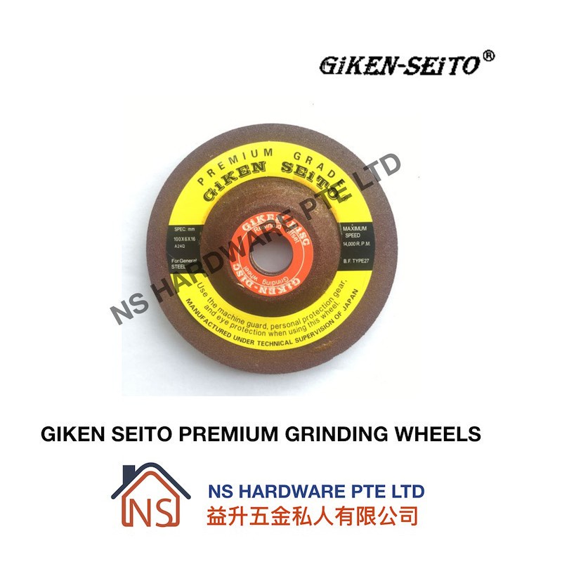 Giken Seito Premium Grade Grinding Disc / Grinding Wheel for stainless