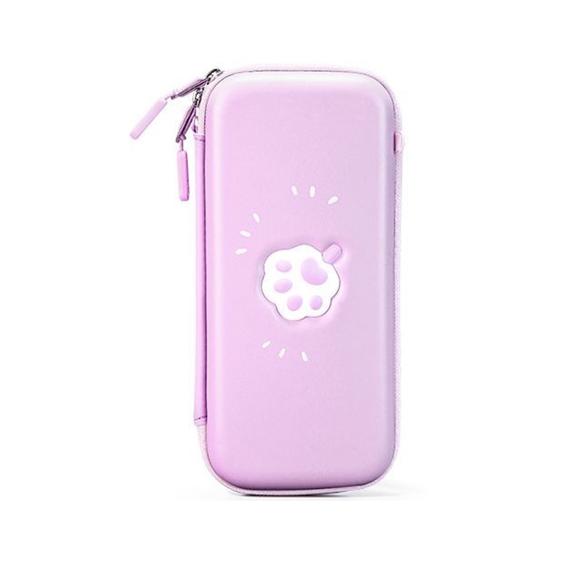 Pink Carrying Bag Case for Nintendo Switch Lite with Crystal Clear