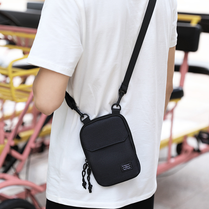Trendy Men Oxford Crossbody Sling Bag Male Sling Bag Small Korean Korea Style Simple and Nice Raya Shopee Singapore