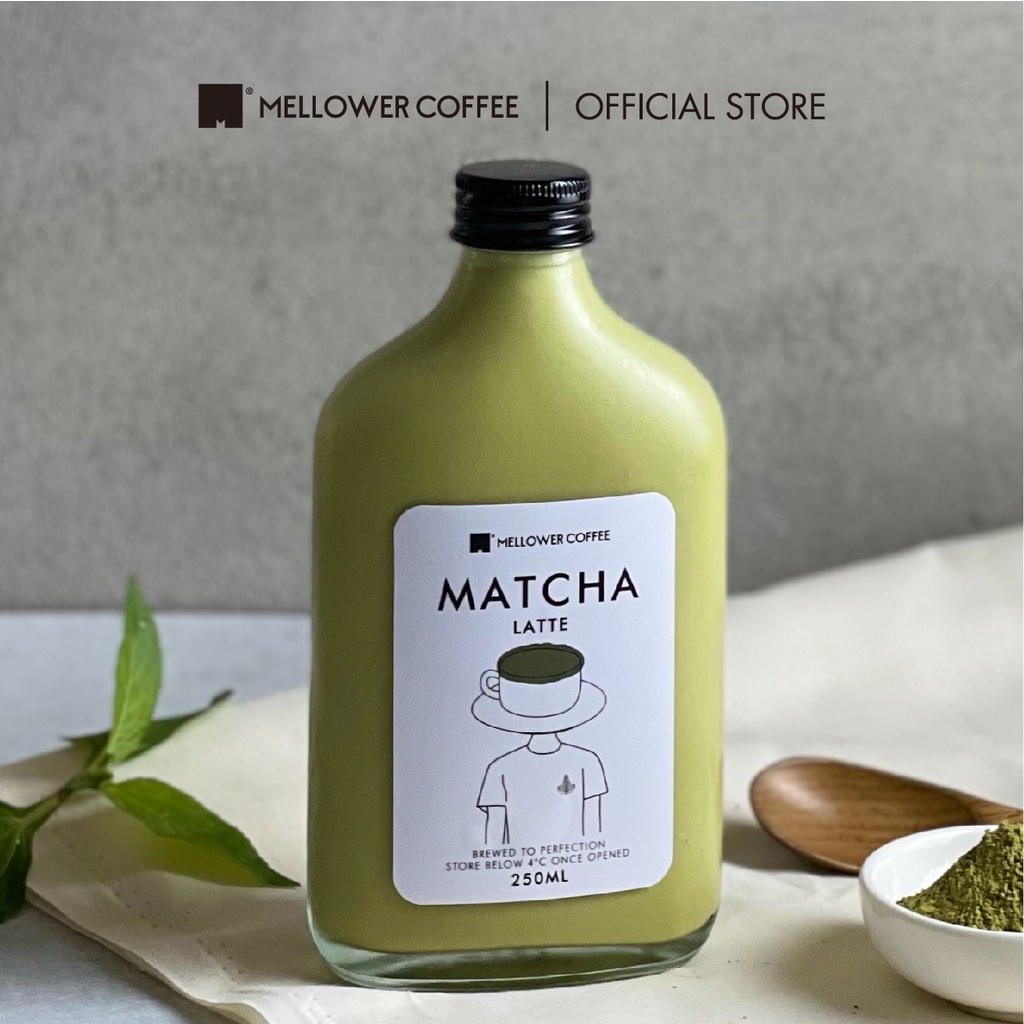 Mellower Coffee | Matcha Latte (250ml) | Shopee Singapore