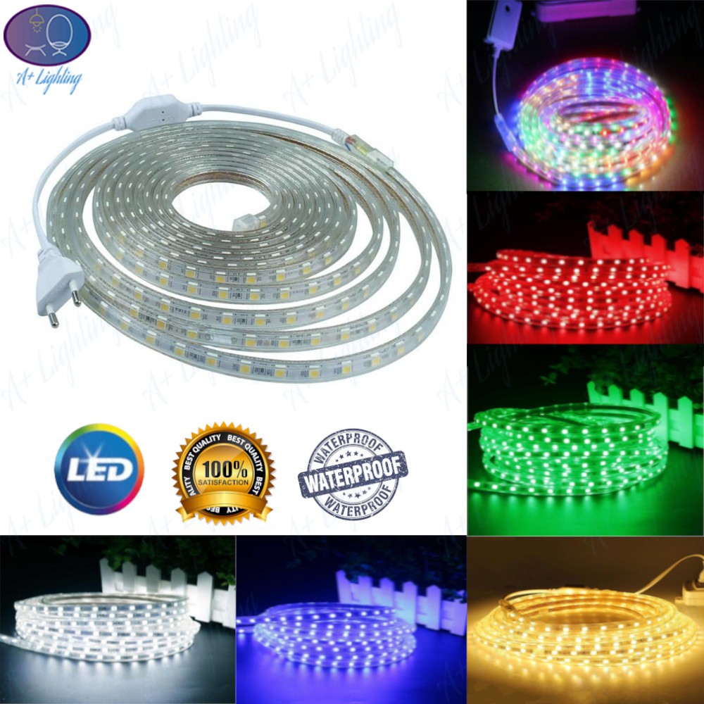 [Set Deal]120LED/M WEATHERPROOF LED STRIP LIGHT COMPLETE SET RGB TAPE ...