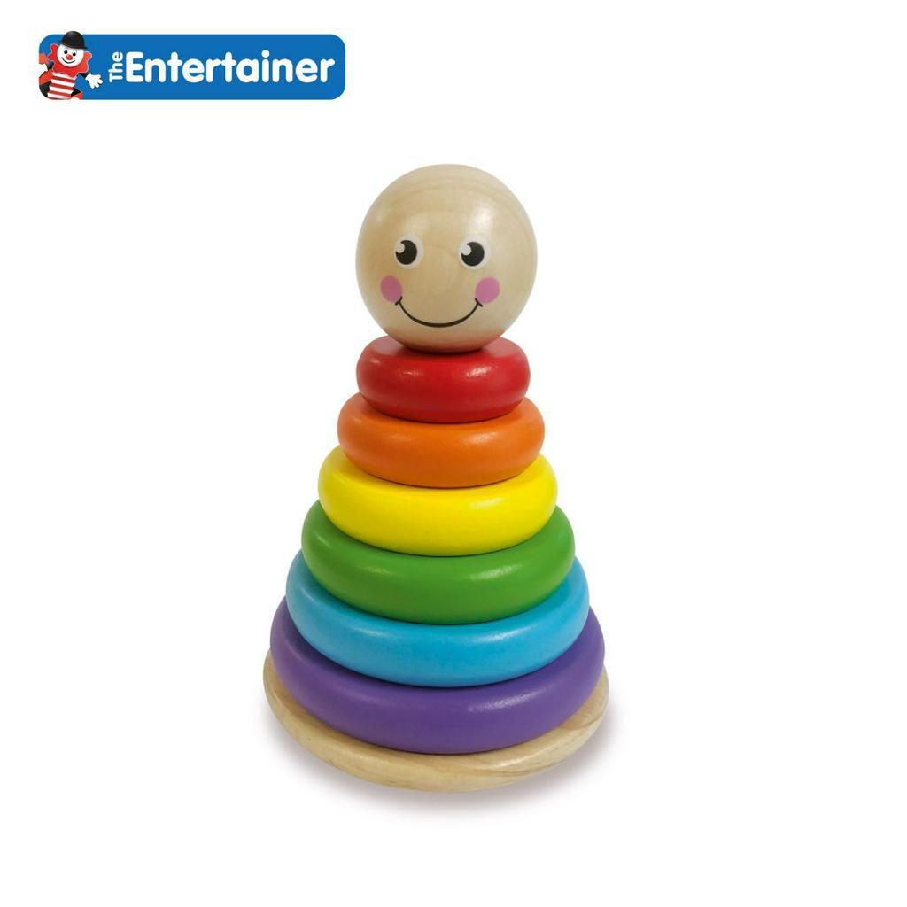 Woodlets Rainbow Stacking Rings | Shopee Singapore