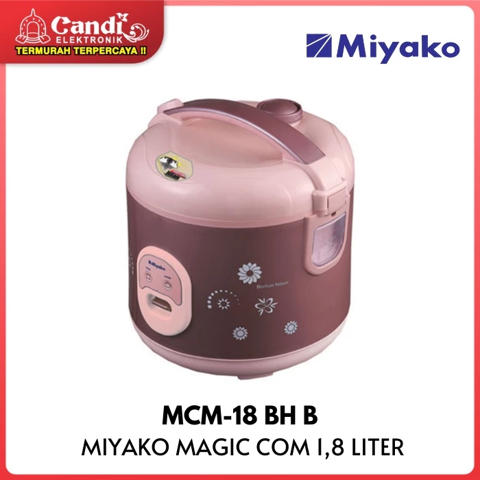 MIYAKO Magic Warmer Rice Cooker 1,8 Liter MCM-18 BH B - Gambar 2