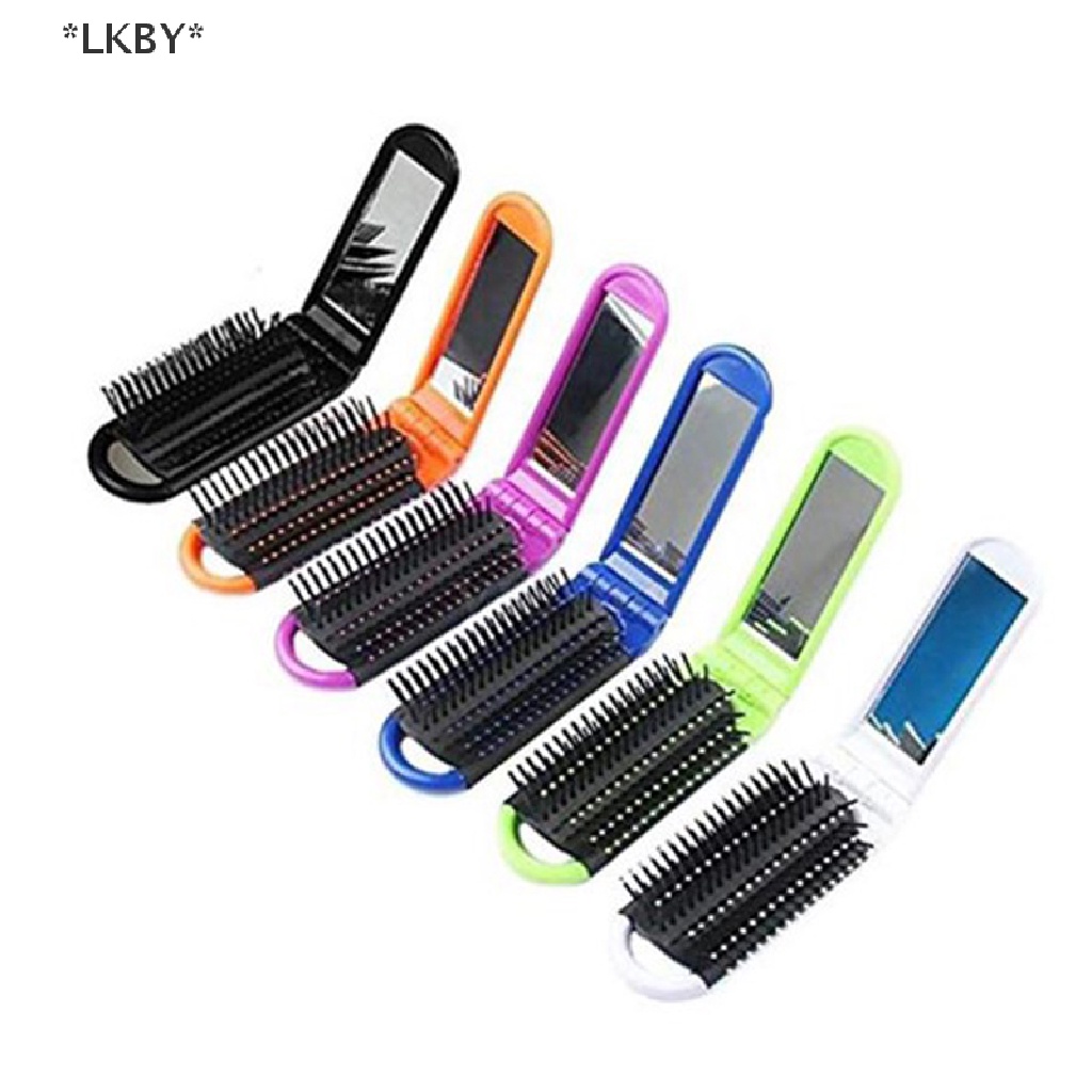 [[Luckybabys]] Professional Travel Hair Comb Portable Folding Hair