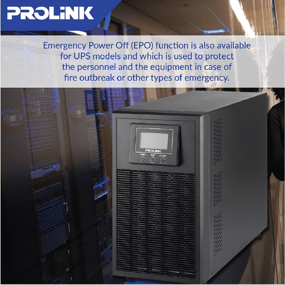Prolink Online UPS 3000VA 2700Watt Uninterruptible Power Supply+Power Backup+Stabilizer - Gambar 3