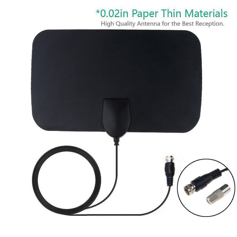 DVB-T2 4K High Gain 25dB Digital TV Antenna - Black | Shopee Singapore
