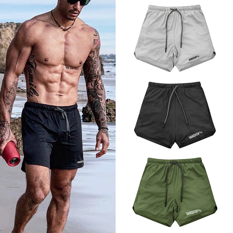 Men Sports Shorts Mesh Quick-drying Breathable Casual Jogging Training  Fitness Plus Size Pants Sweatpants