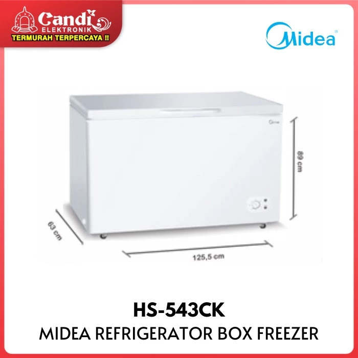 MIDEA Chest Box Freezer 418 Liter HS-543CK - Gambar 2
