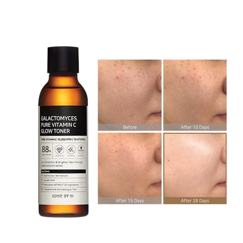 SOME BY MI Galactomyces Pure Vitamin C Glow Toner (200ml) | Shopee ...