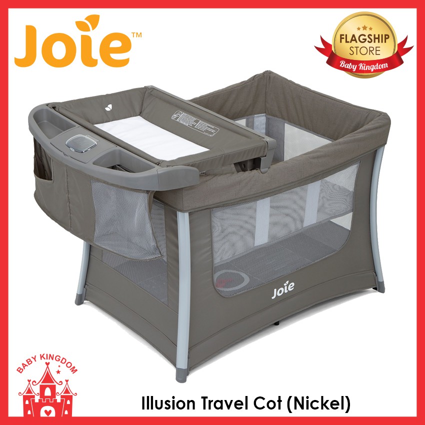 Joie Illusion Travel Cot 1 Year Warranty Shopee Singapore