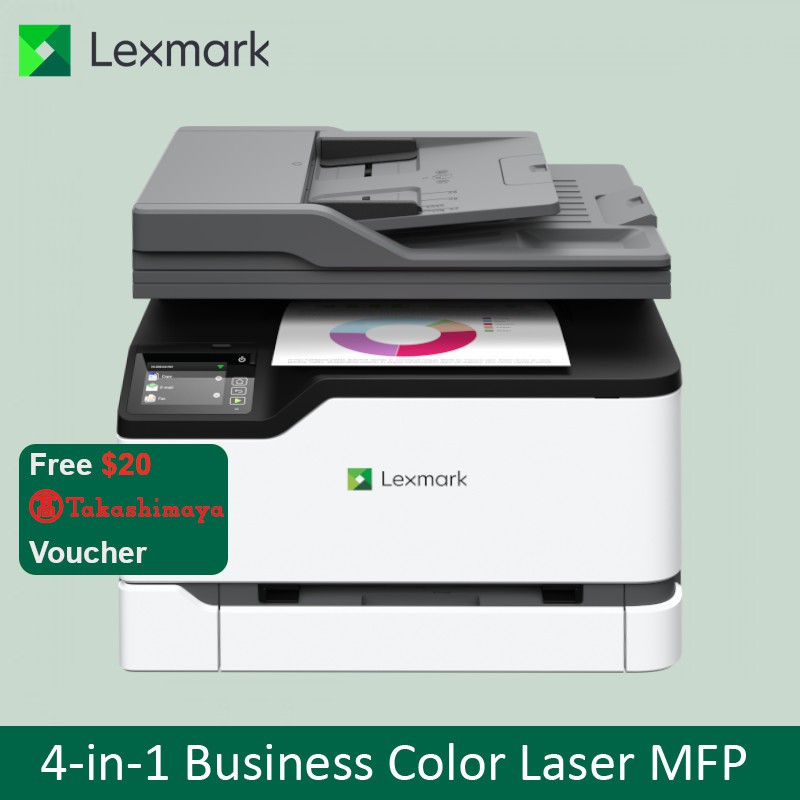 Lexmark MC3224adwe Color Laser Multi function Printer MFP MC3224