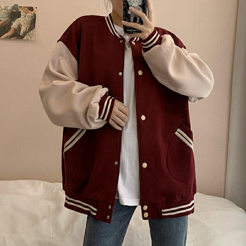 Plain baseball jacket hot sale