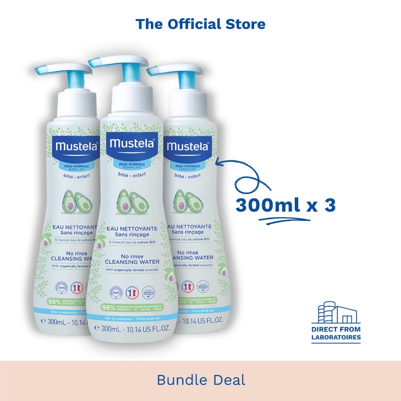 Mustela Baby Gentle Cleansing Gel, Hair and Body Wash with Natural Avocado  Perseose, Twin Pack, 2 x 16.9 oz