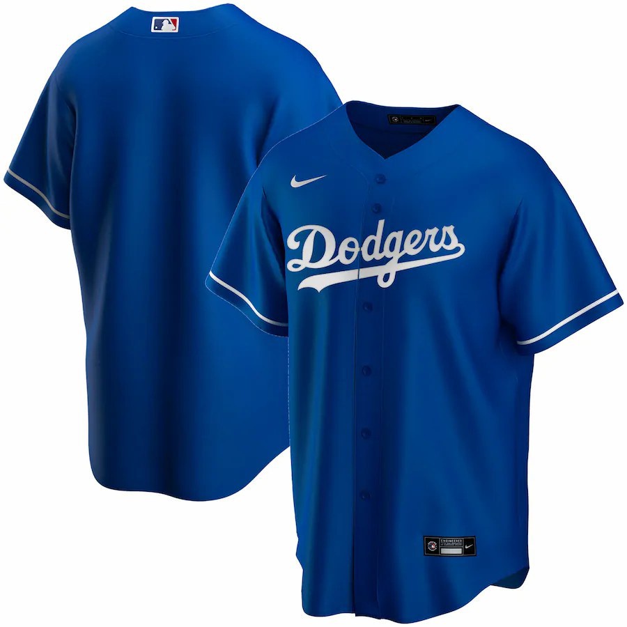 White and hot sale blue dodgers jersey