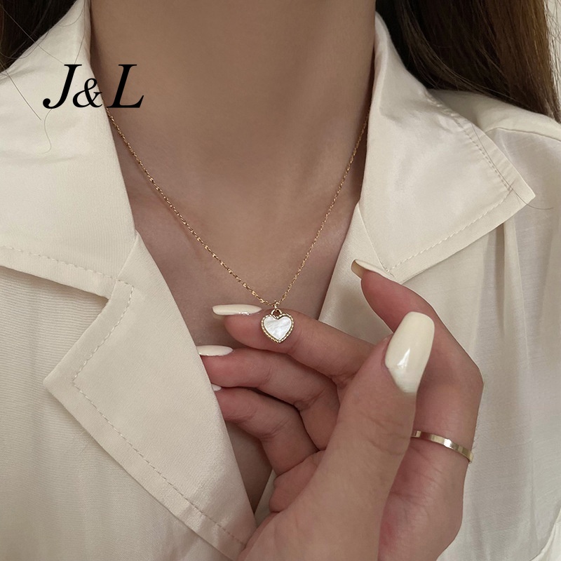 Popular Style Women Jewelry Alloy Heart Pendant Necklace