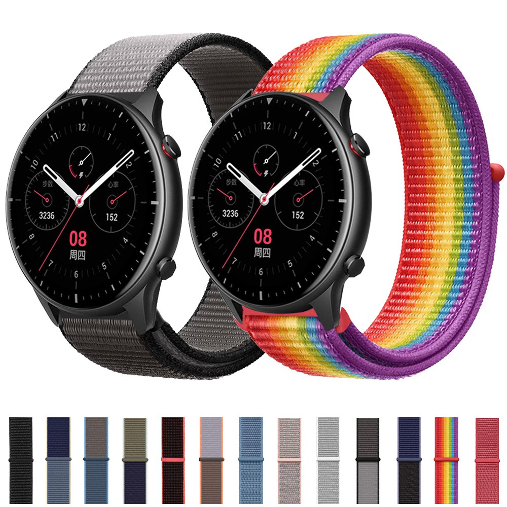 22mm Nylon Strap Bracelet Replacement Band for Amazfit GTR Pro - Main Image