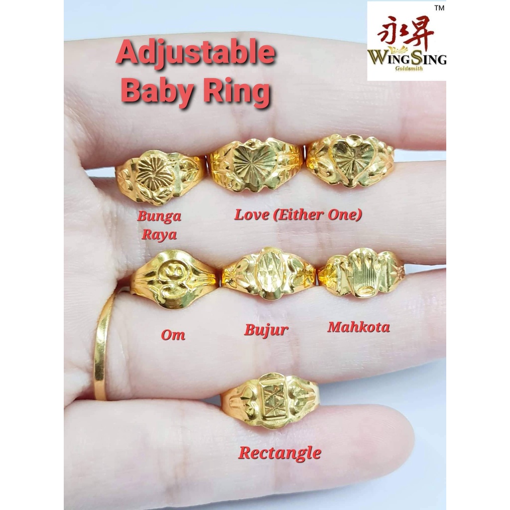 Gold ring for 2025 girl baby