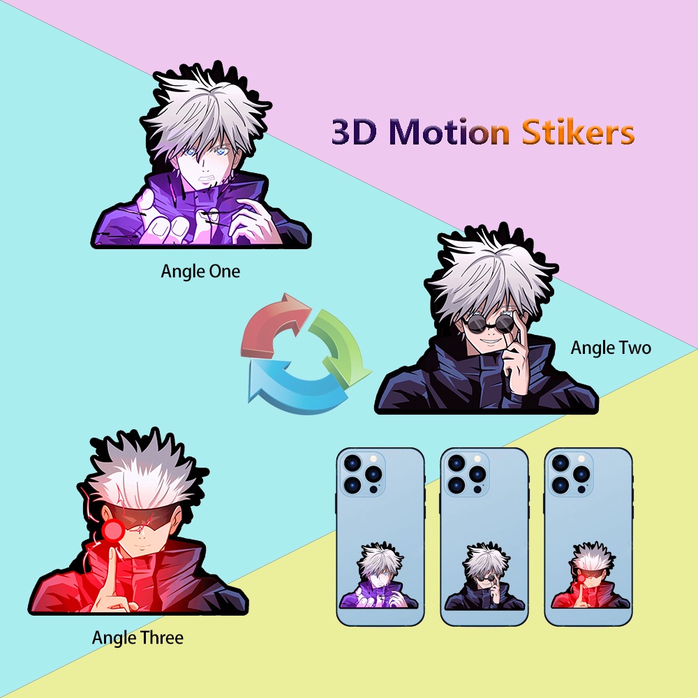 Gojo Anime Mini Motion Stickers Jujutsu Kaisen Demon Slayer Stickers ...