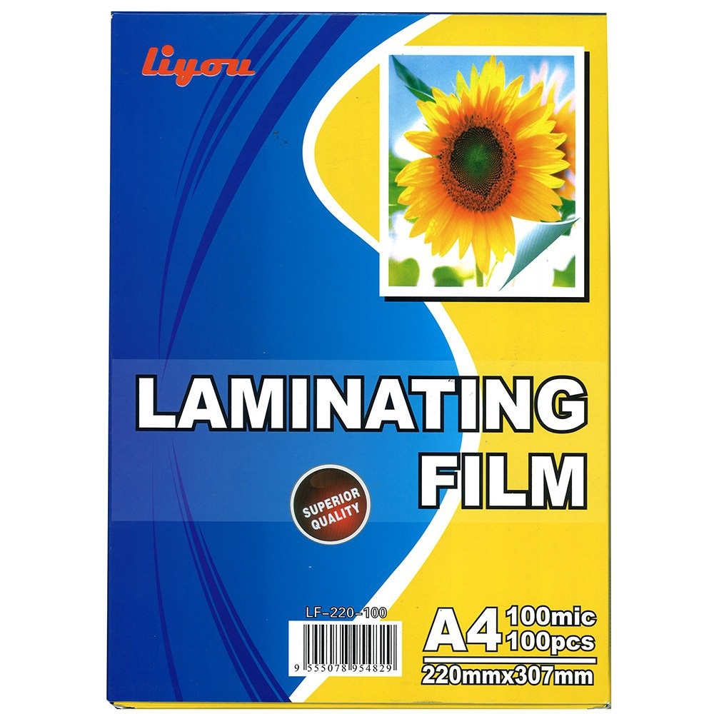 A4 Laminating Film (303mm x 216mm)/A4 Laminating Film 125 Micron 100 ...
