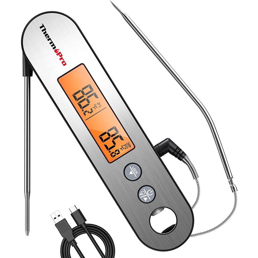 Kitchen thermometer Digital Thermopro TP610 TP-610 Dual probe ...