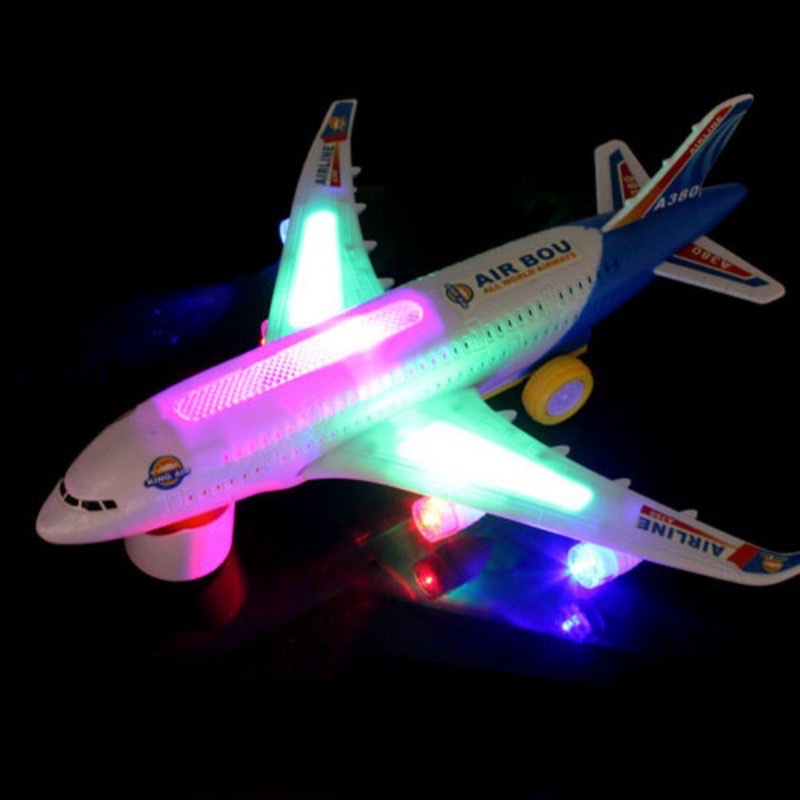 45cm airbus A380 aircraft Lights Sounds moving 360 eletric Aeroplane ...