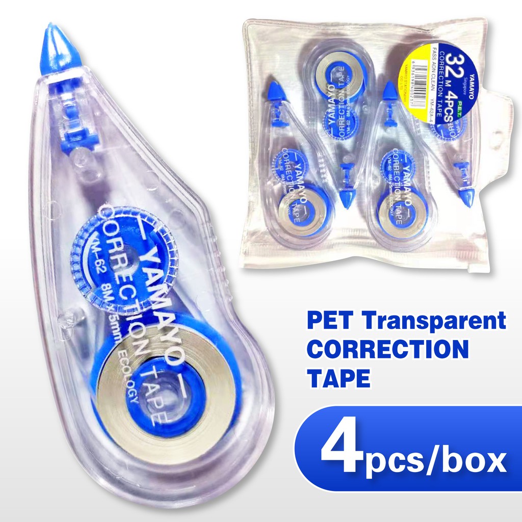 YAMAYO Correction Tape YM624 (4pcs/bag)【LOCAL STOCKS FAST DELIVERY