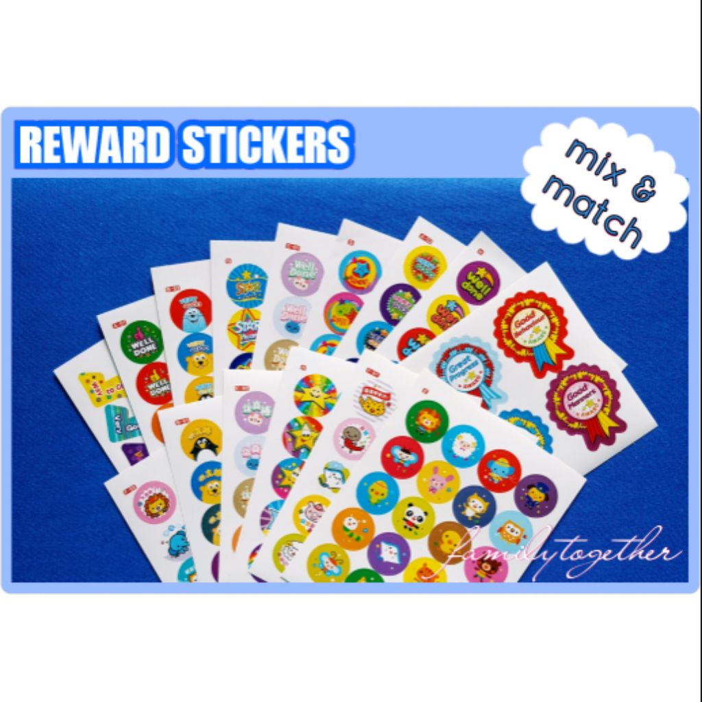 Buy10 Get 1Free (SELECT MINIMUM of 10pcs) Reward Sticker Motivation ...