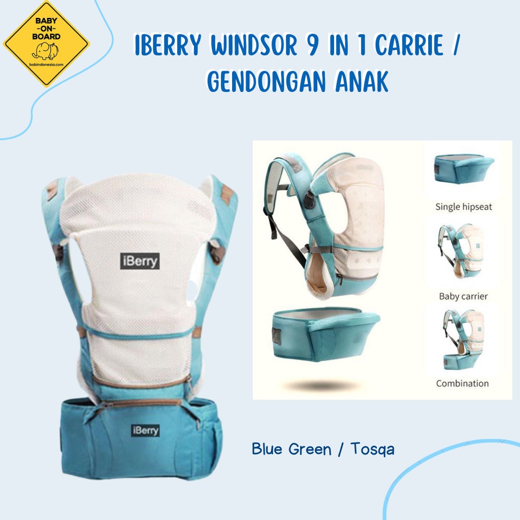 Iberry hipseat Babycarrier 9 in 1 Shopee Singapore