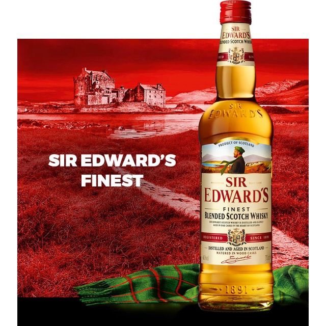 Sir Edward's Finest Blended Scotch Whisky 40 700ml Shopee Singapore