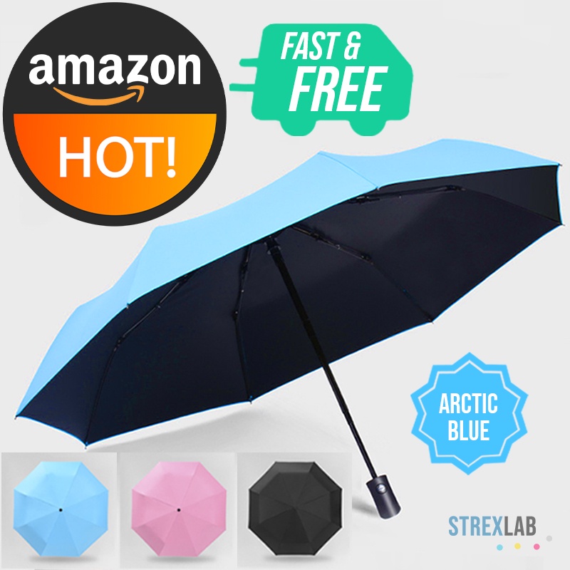 🔥【HOT】Premium Auto Umbrella 🔥 Automatic UV Lightweight Portable Hail