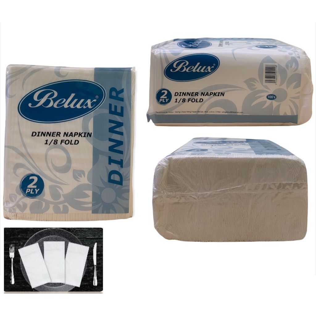 2ply Dinner Napkin Tissue (250 Sheets / Pack) / Virgin Pulp | Shopee ...