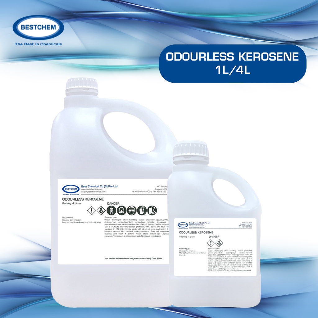 Odourless Kerosene (1 Litre / 4 Litres Bottle) Shopee Singapore