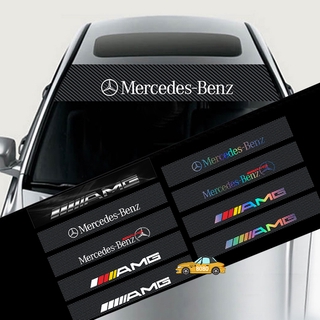 Mercedes-Benz AMG English front glass car stickers sunshade rear glass  modification decoration stickers car tail personalized creative stickers