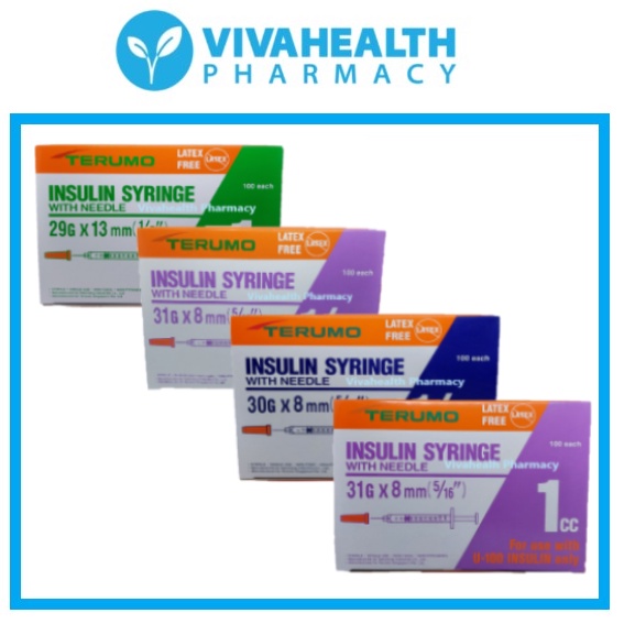 Terumo Insulin Syringe with needles 100s/box | Shopee Singapore