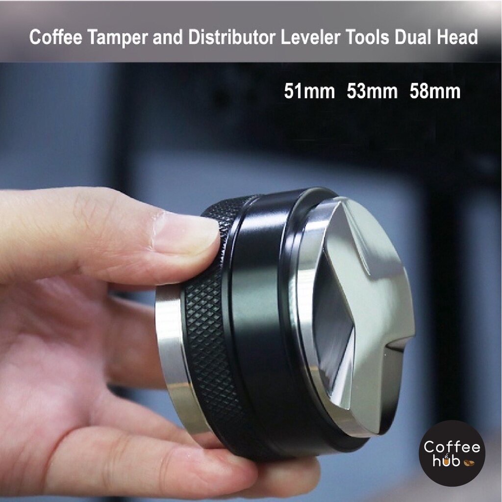 304 Stainless Steel Espresso Coffee Tamper and Distributor Leveler