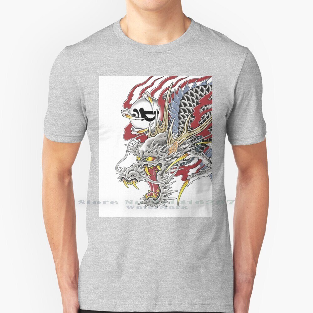 Kazuma Kiryu Dragon Tattoo Horizontal T Shirt 100 Pure Cotton Yakuza